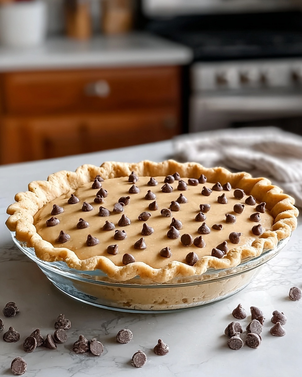 Outrageously Gooey Chocolate Chip Cookie Pie Recipe - Recipe Image