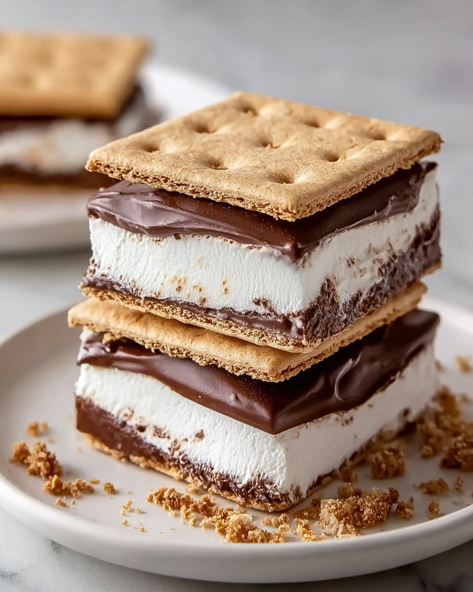 Frozen S’mores Bars Recipe - Recipe Image