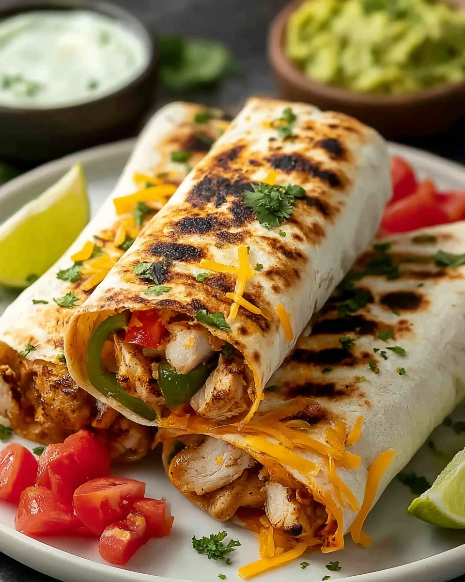Chipotle Ranch Grilled Chicken Burrito Recipe - Recipe Image