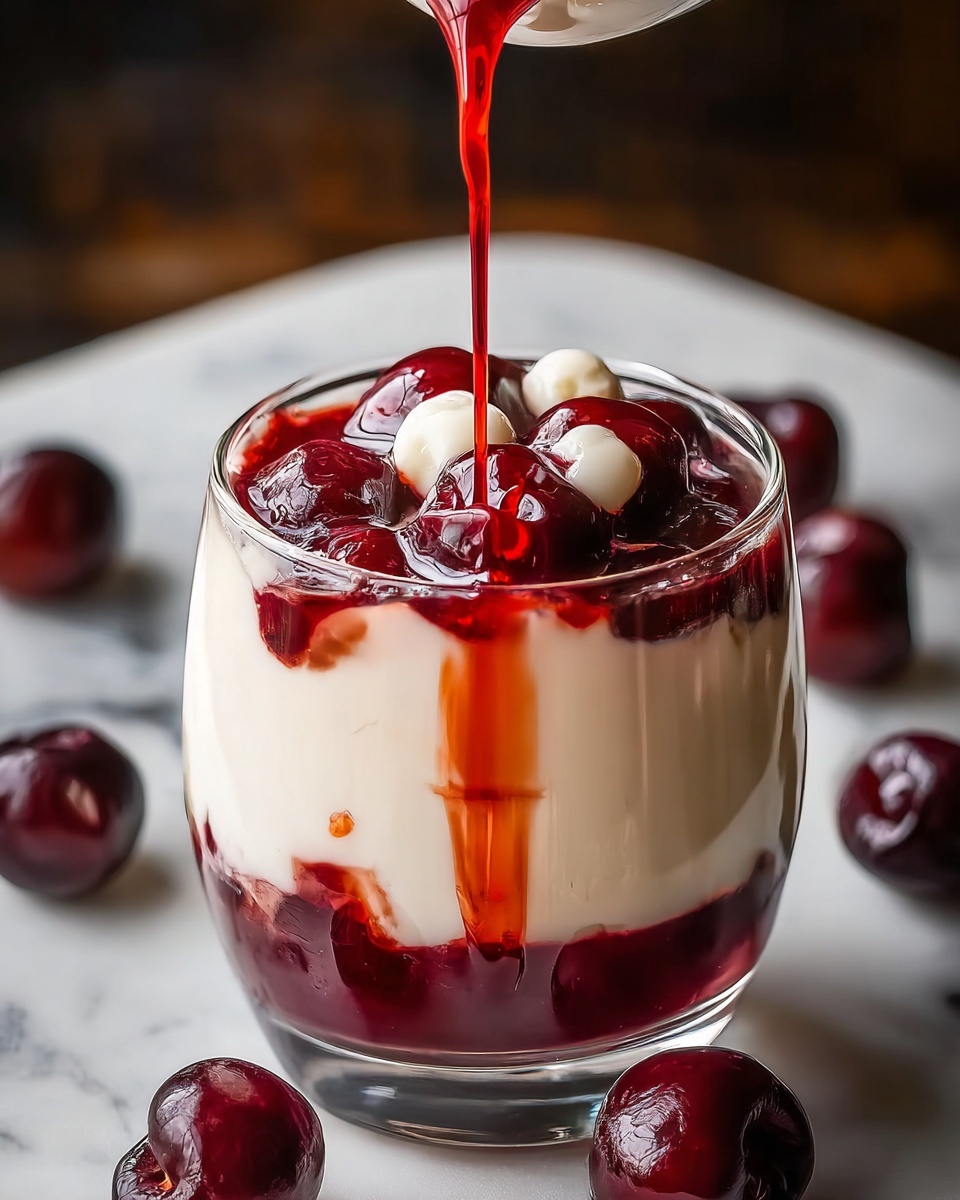 Creamy Cherry Mocktail Recipe – A Non-Alcoholic Twist on a Classic Recipe - Recipe Image