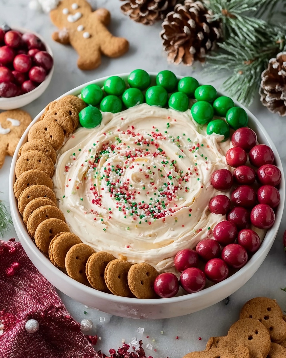 Christmas Cookie Dough Dip Recipe - Recipe Image