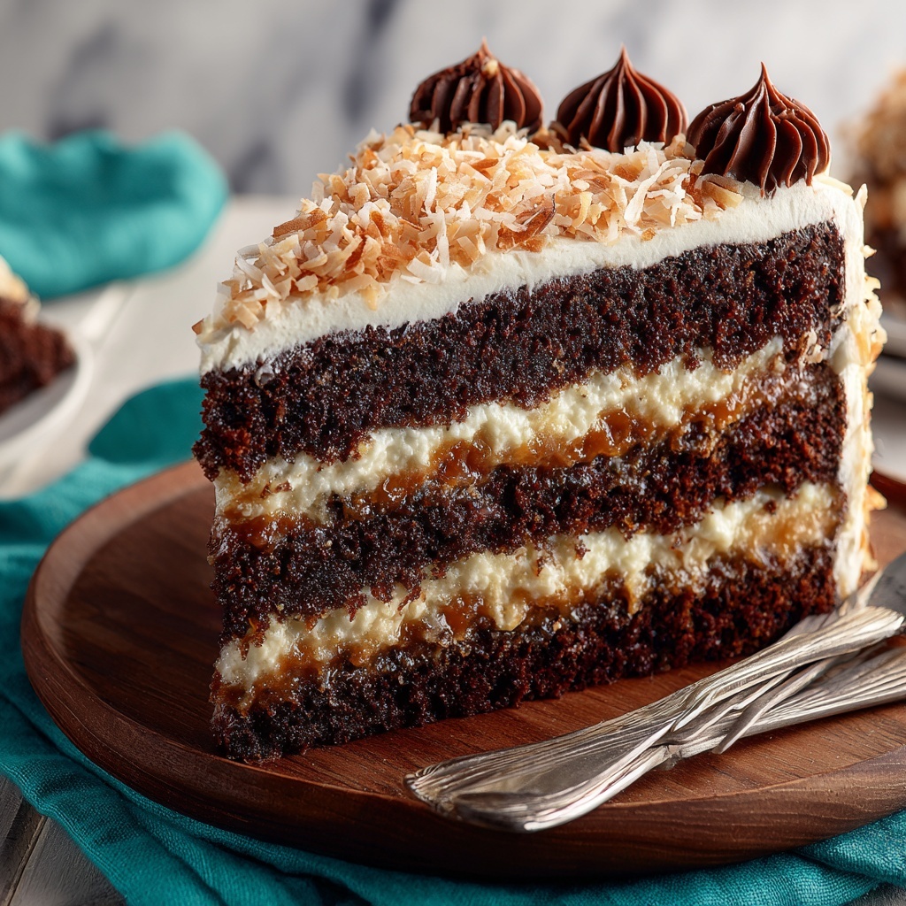 German Chocolate Cake Recipe - Recipe Image