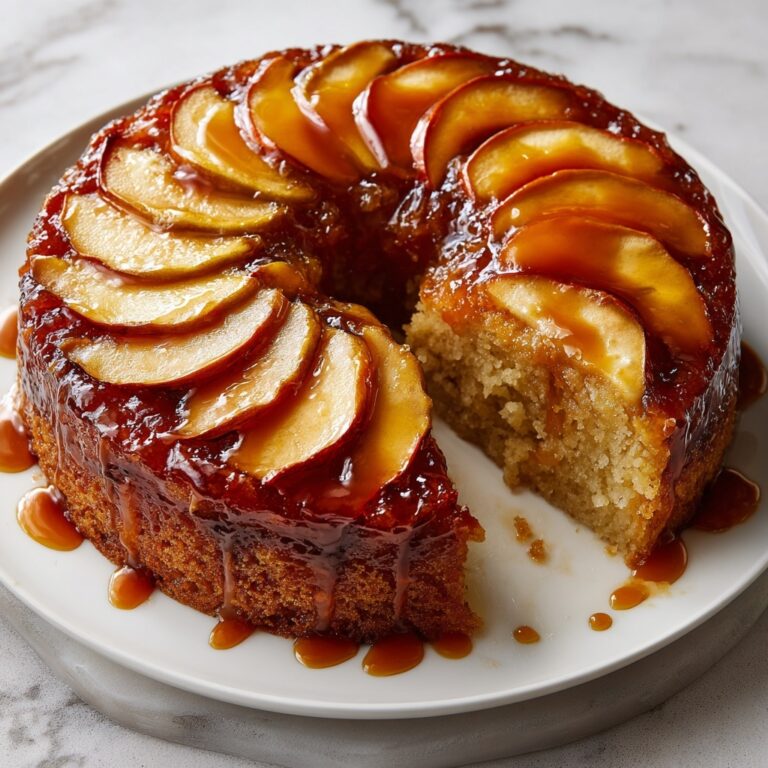 Caramel Apple Upside Down Cake Recipe