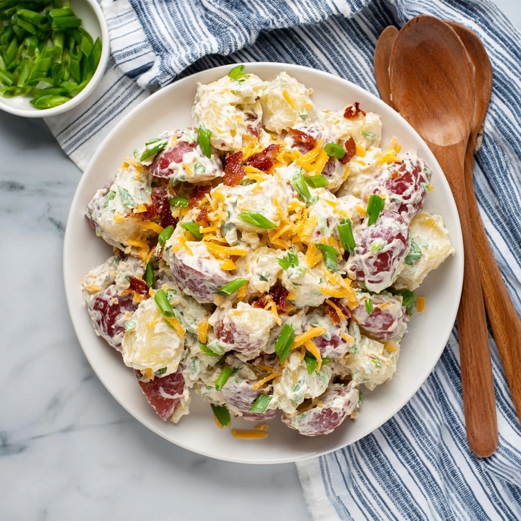 Healthier Bacon Ranch Potato Salad Recipe - Recipe Image