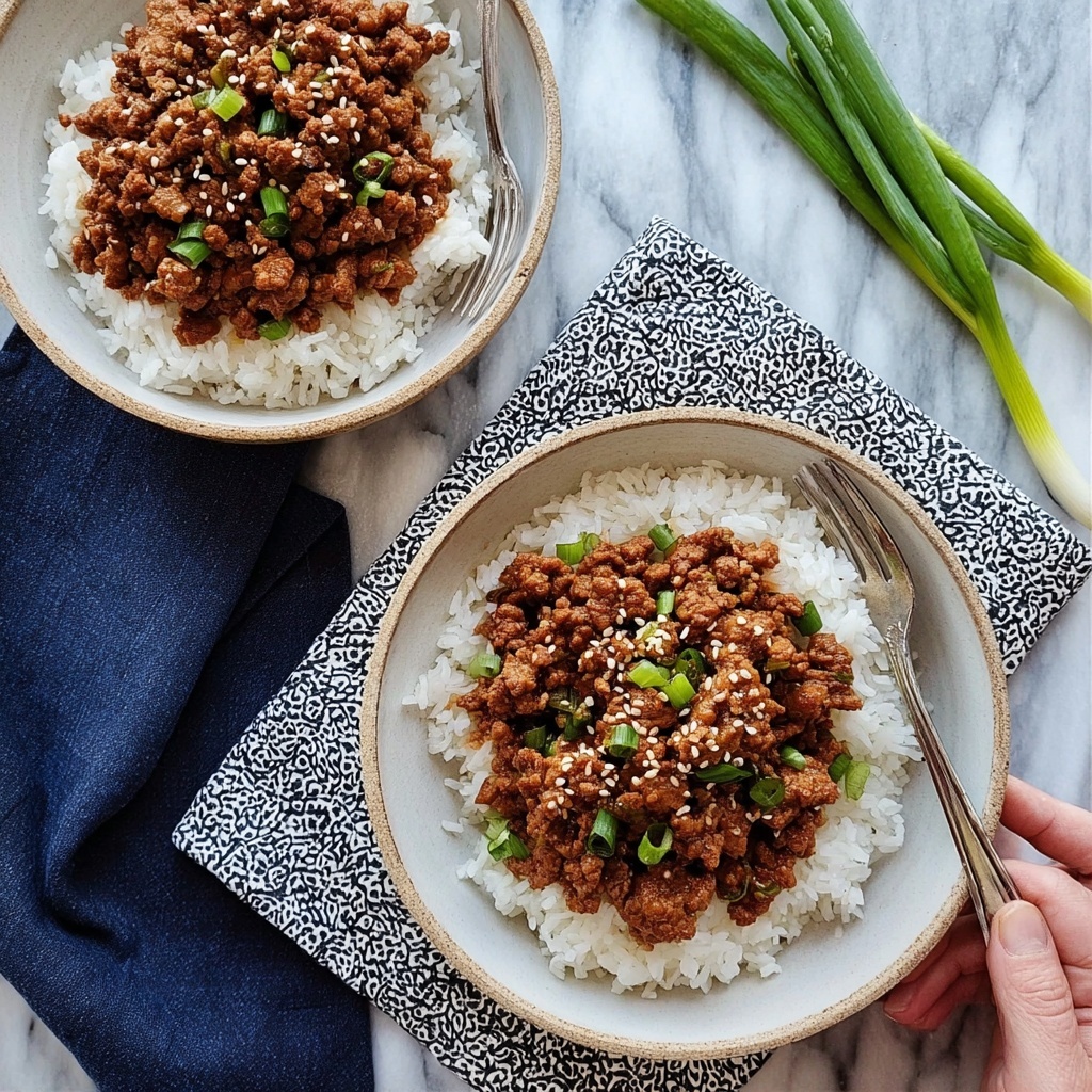 Korean Ground Turkey & Rice Bowls Recipe - Recipe Image