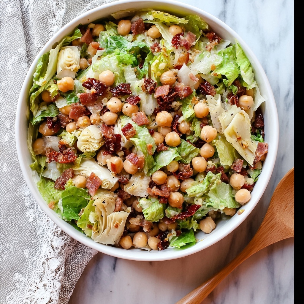 Marinated Chickpea Chopped Salad Recipe - Recipe Image
