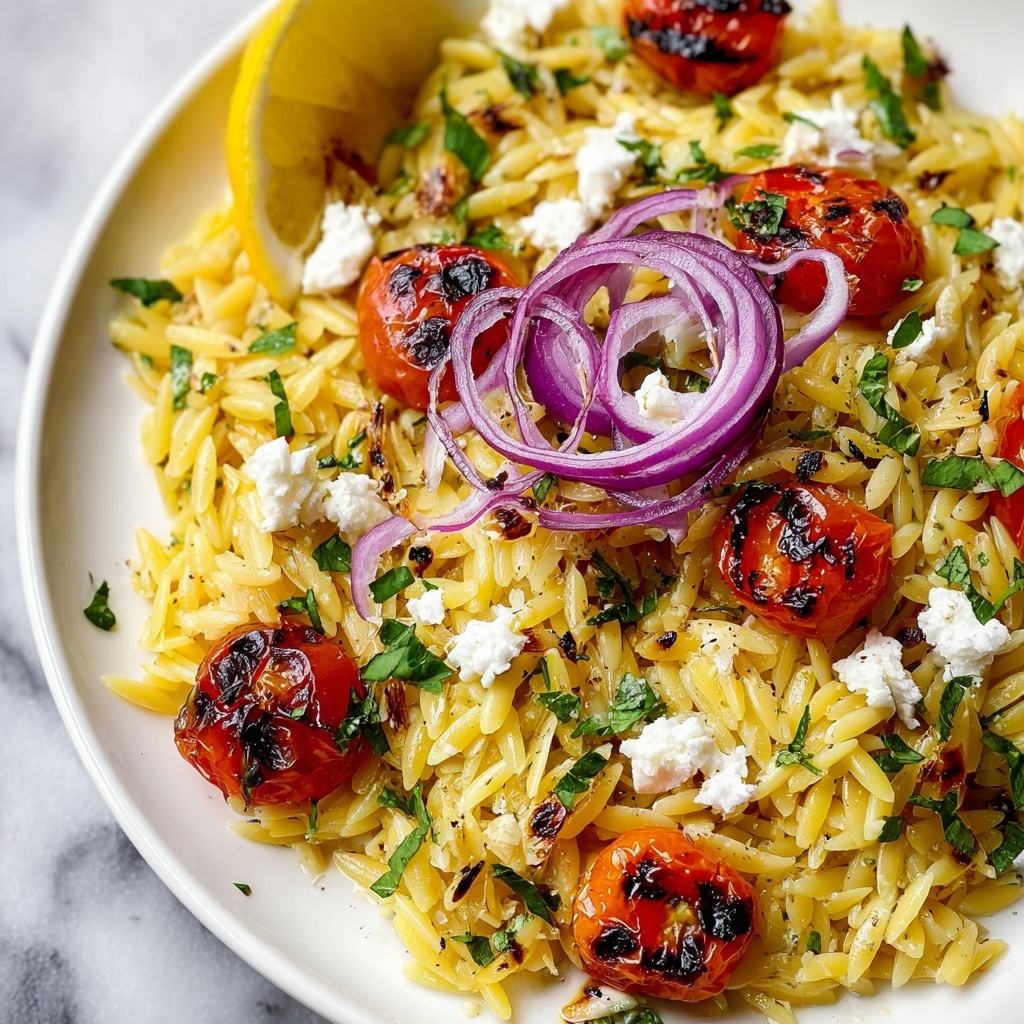 Greek Lemon Herb Orzo Dinner Recipe - Recipe Image