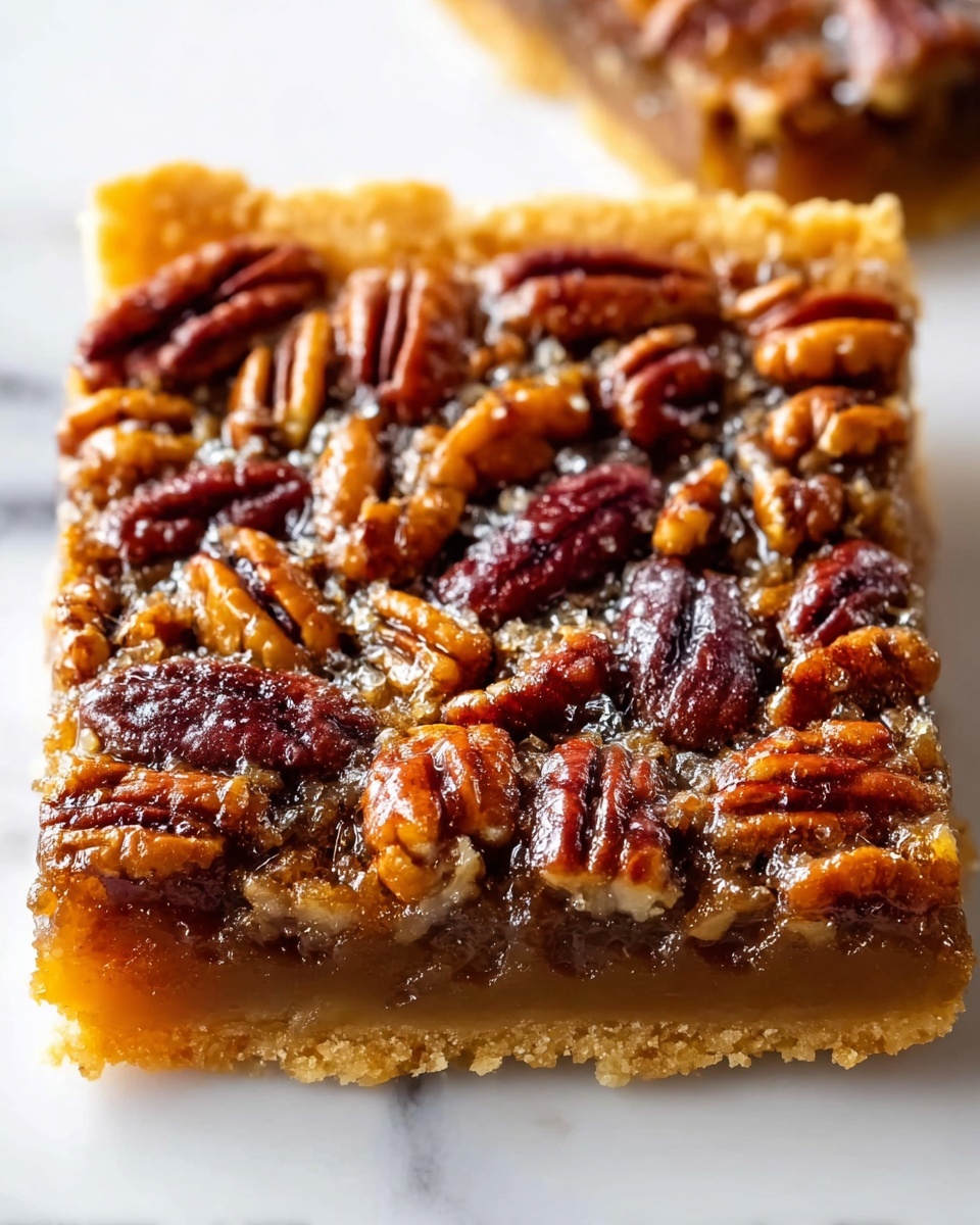 Vegan Pecan Pie Bars Recipe - Recipe Image