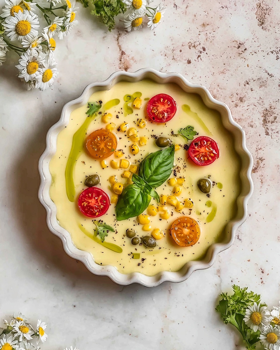 Summer Sweet Corn Gazpacho Recipe - Recipe Image