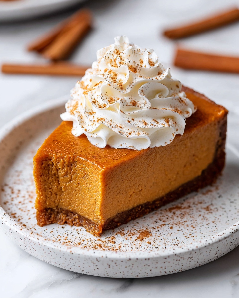 Crustless Pumpkin Pie Recipe - Recipe Image