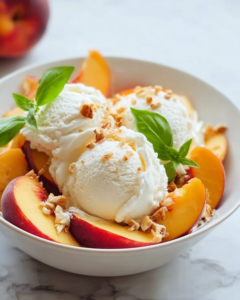 Peach and Burrata Caprese Salad Recipe