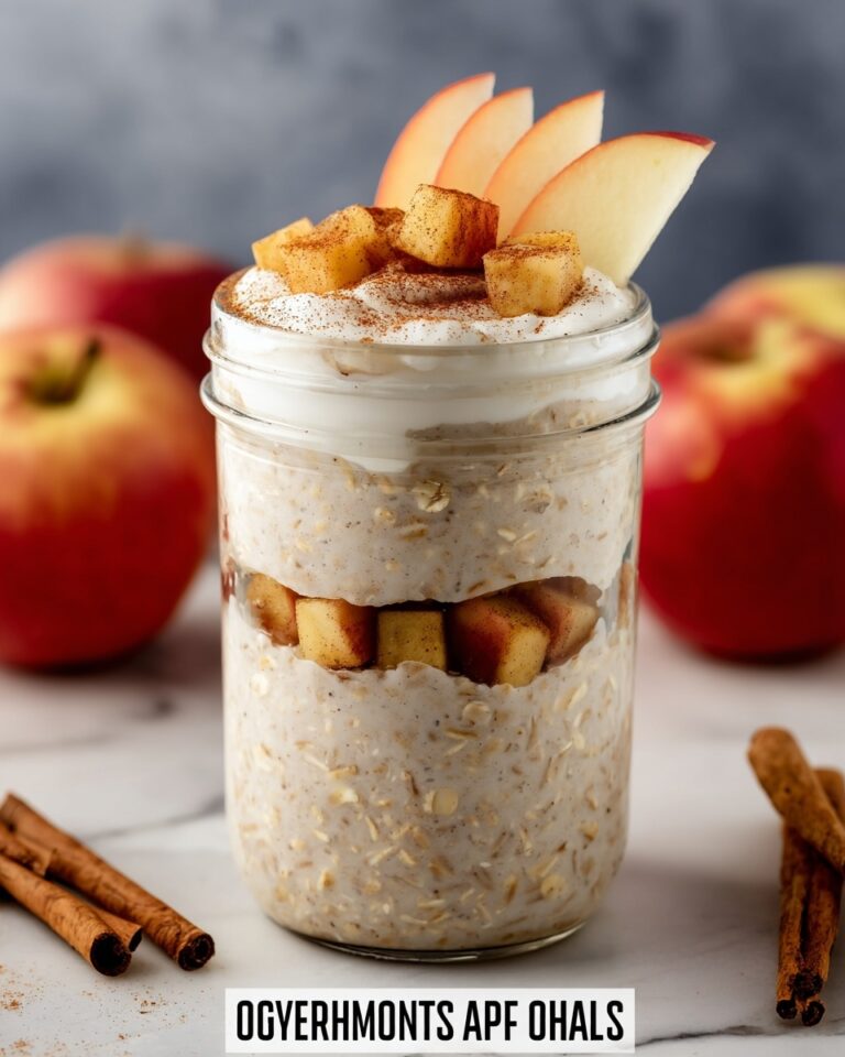 Apple Cinnamon Overnight Oats Recipe