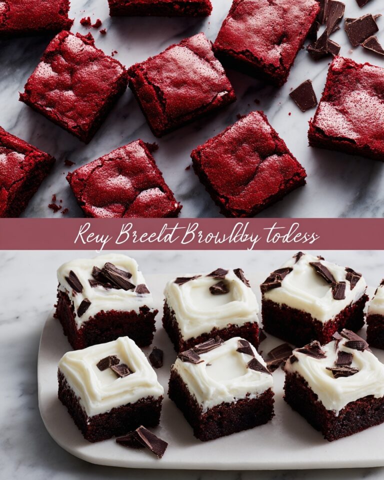 The Best Fudgy Red Velvet Brownies Recipe