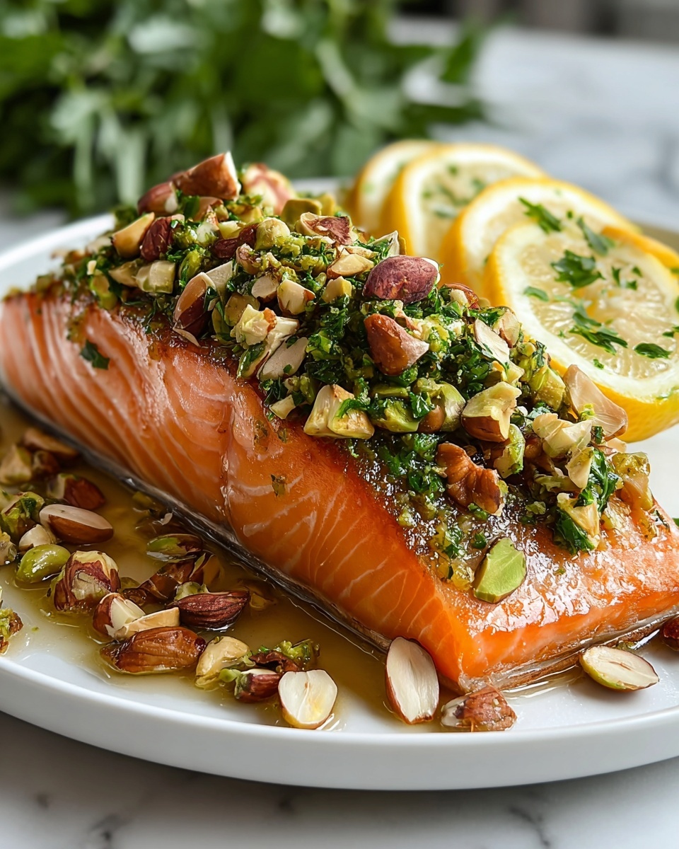 Easy Pistachio Crusted Salmon for a Flavor-Packed Weeknight Dinner Recipe - Recipe Image