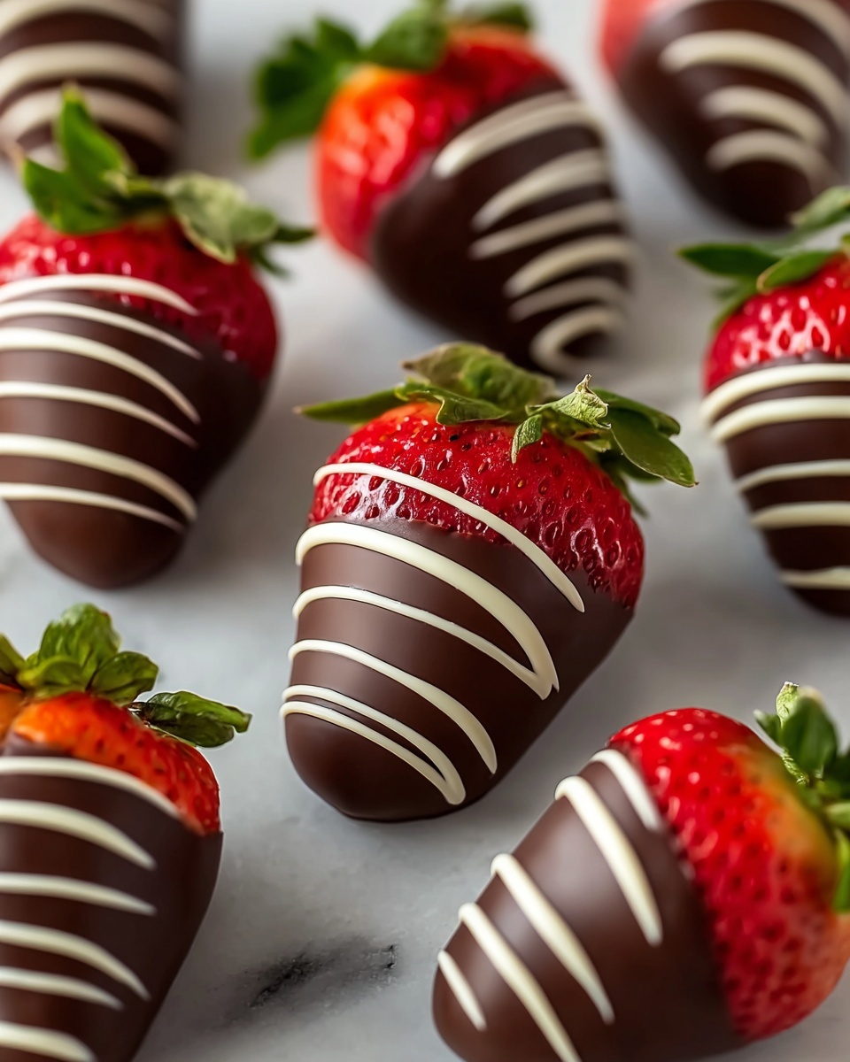 Simple Chocolate Covered Strawberries Recipe - Recipe Image