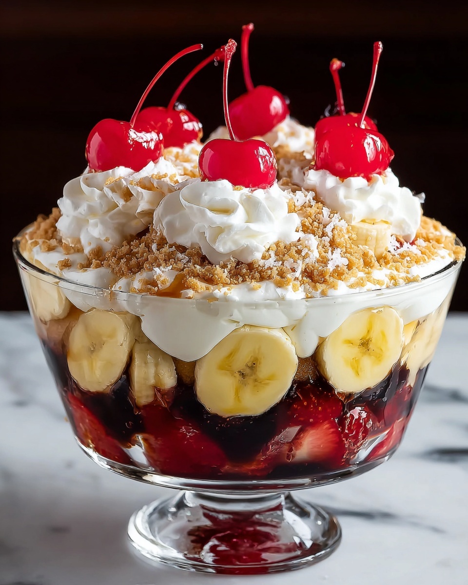 Banana Split Trifle Recipe - Recipe Image
