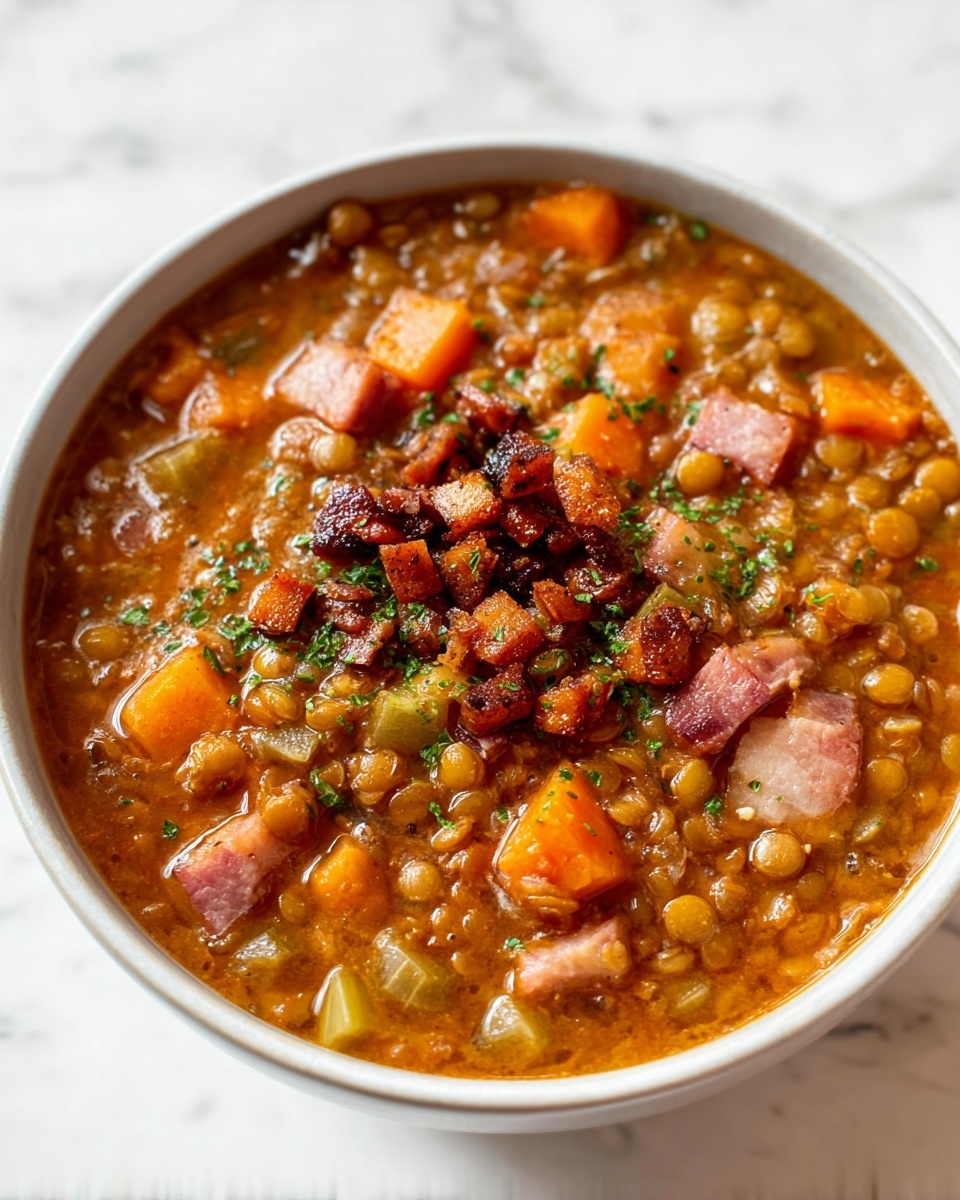 Ham and Lentil Soup (Slow Cooker) Recipe - Recipe Image