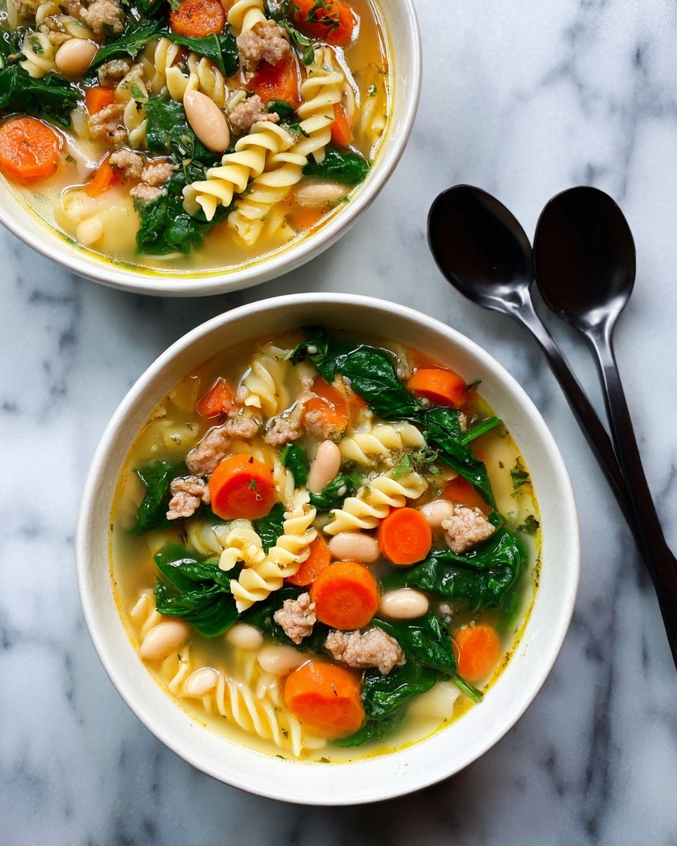 Ground Turkey Soup with Vegetables and Pasta Recipe - Recipe Image