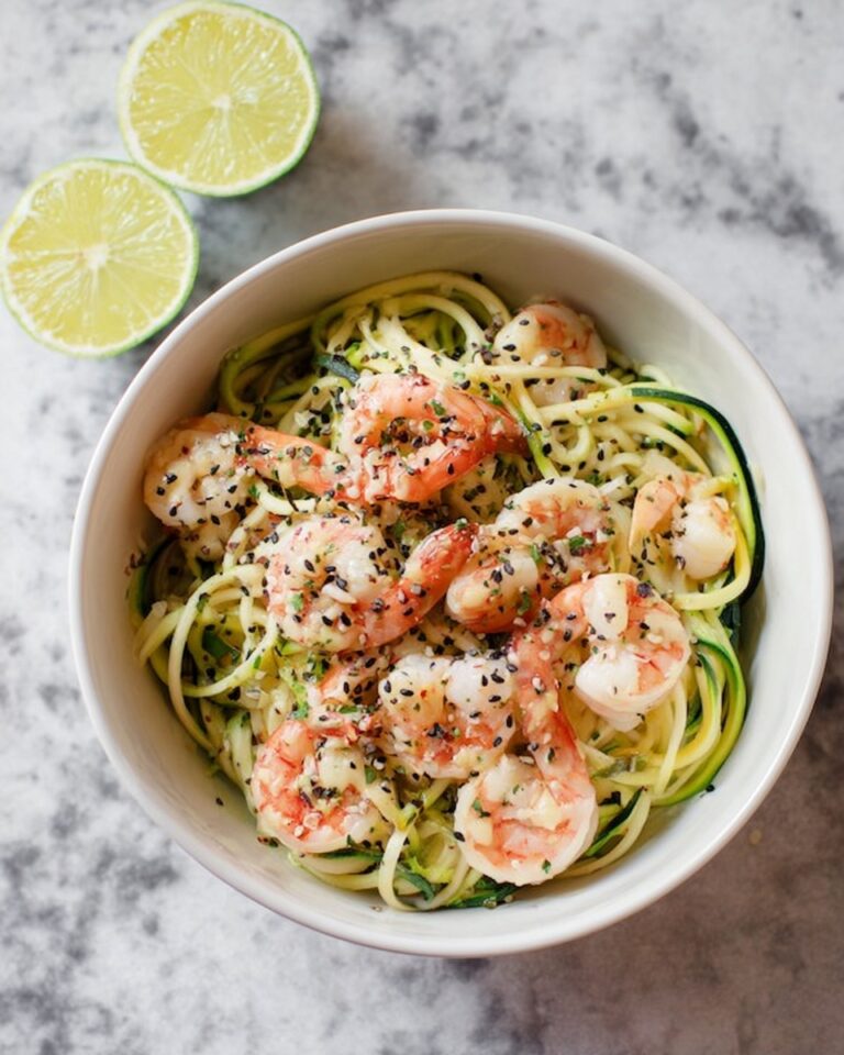 Sweet Chili Shrimp Zoodles Recipe