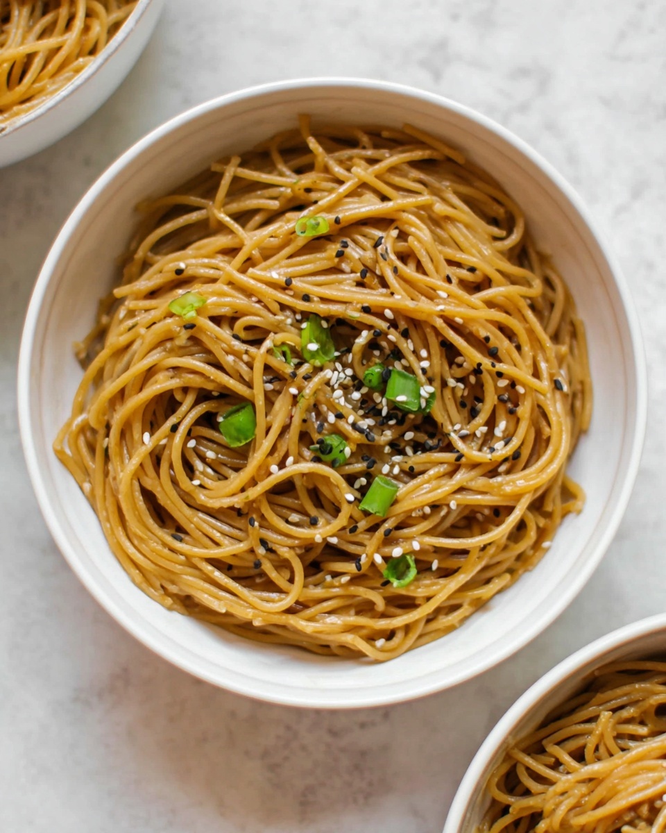 15 Minute Buttery Garlic Ginger Noodles Recipe - Recipe Image
