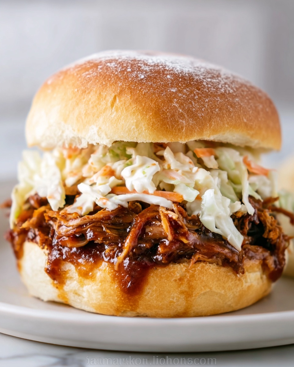 Pulled Pork Sandwiches with BBQ Sauce Recipe - Recipe Image