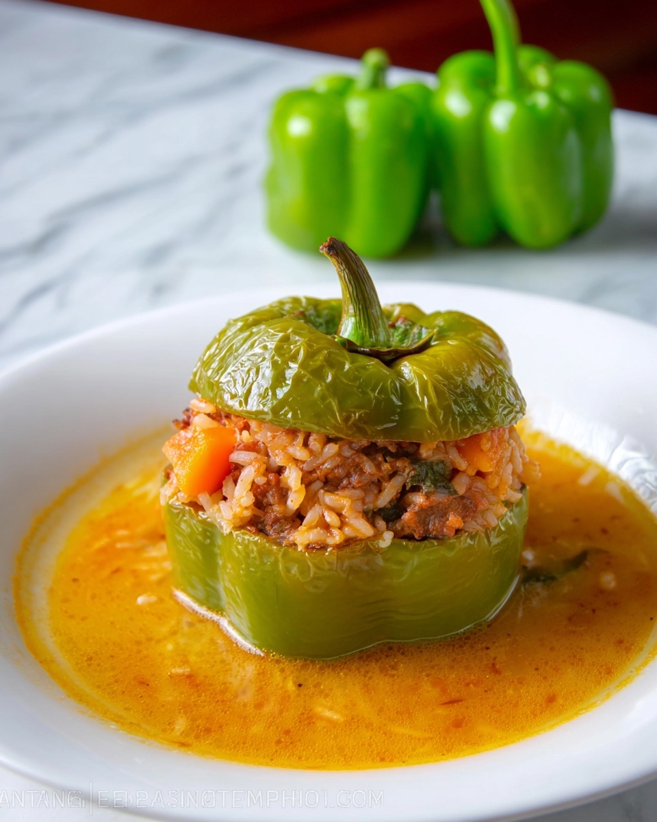 Beef Stuffed Bell Peppers Recipe - Recipe Image