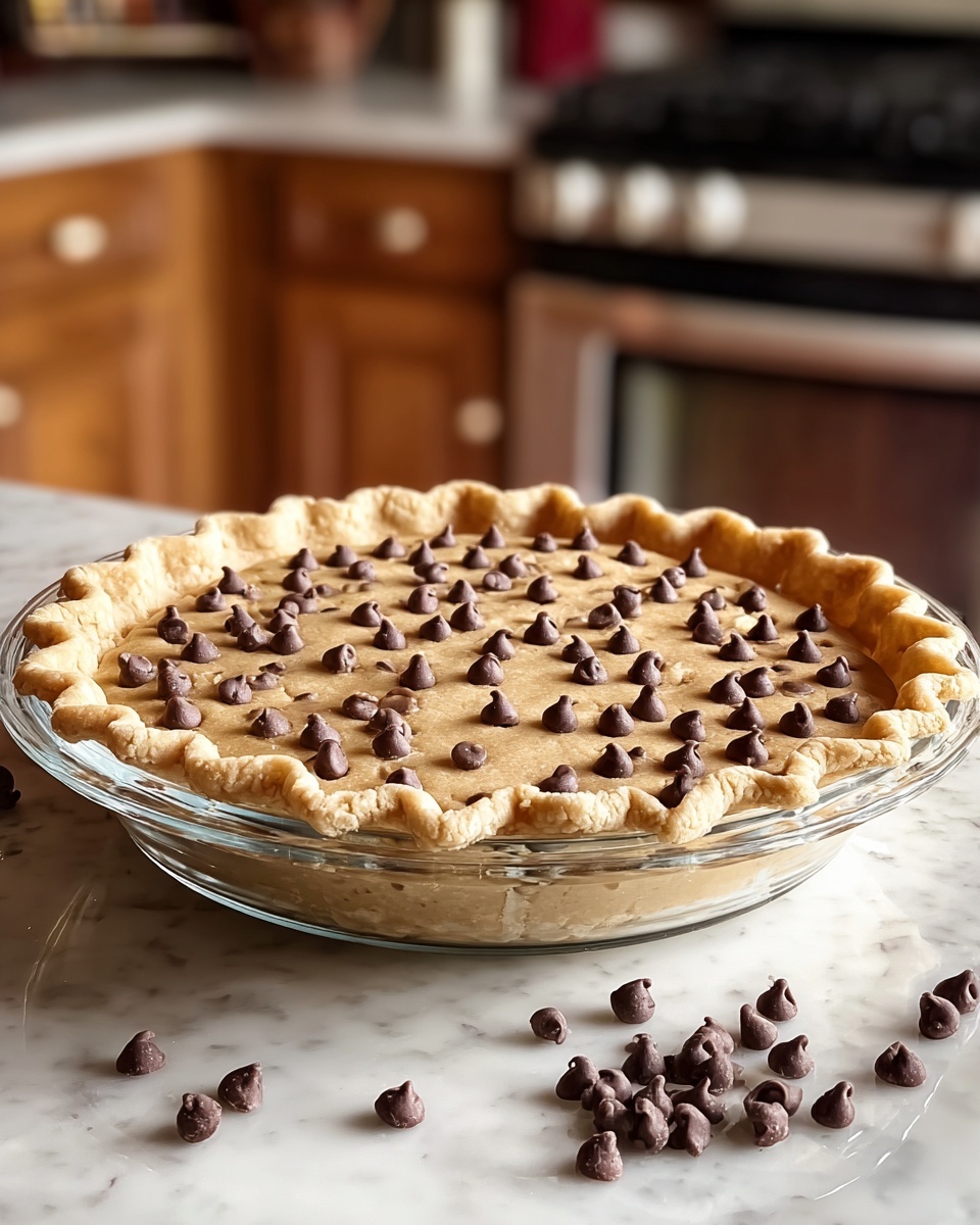 Outrageously Gooey Chocolate Chip Cookie Pie Recipe - Recipe Image