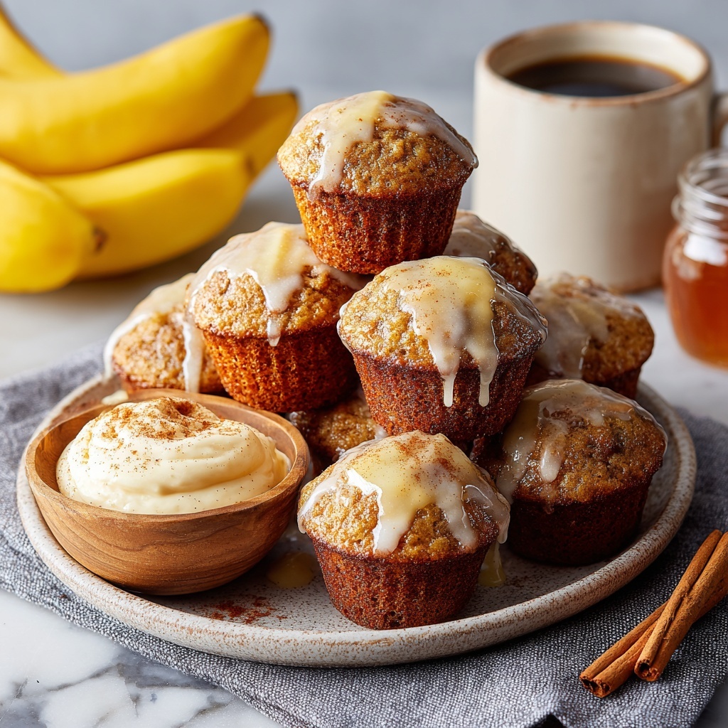 Banana Bread Bites with Honey Butter Recipe - Recipe Image