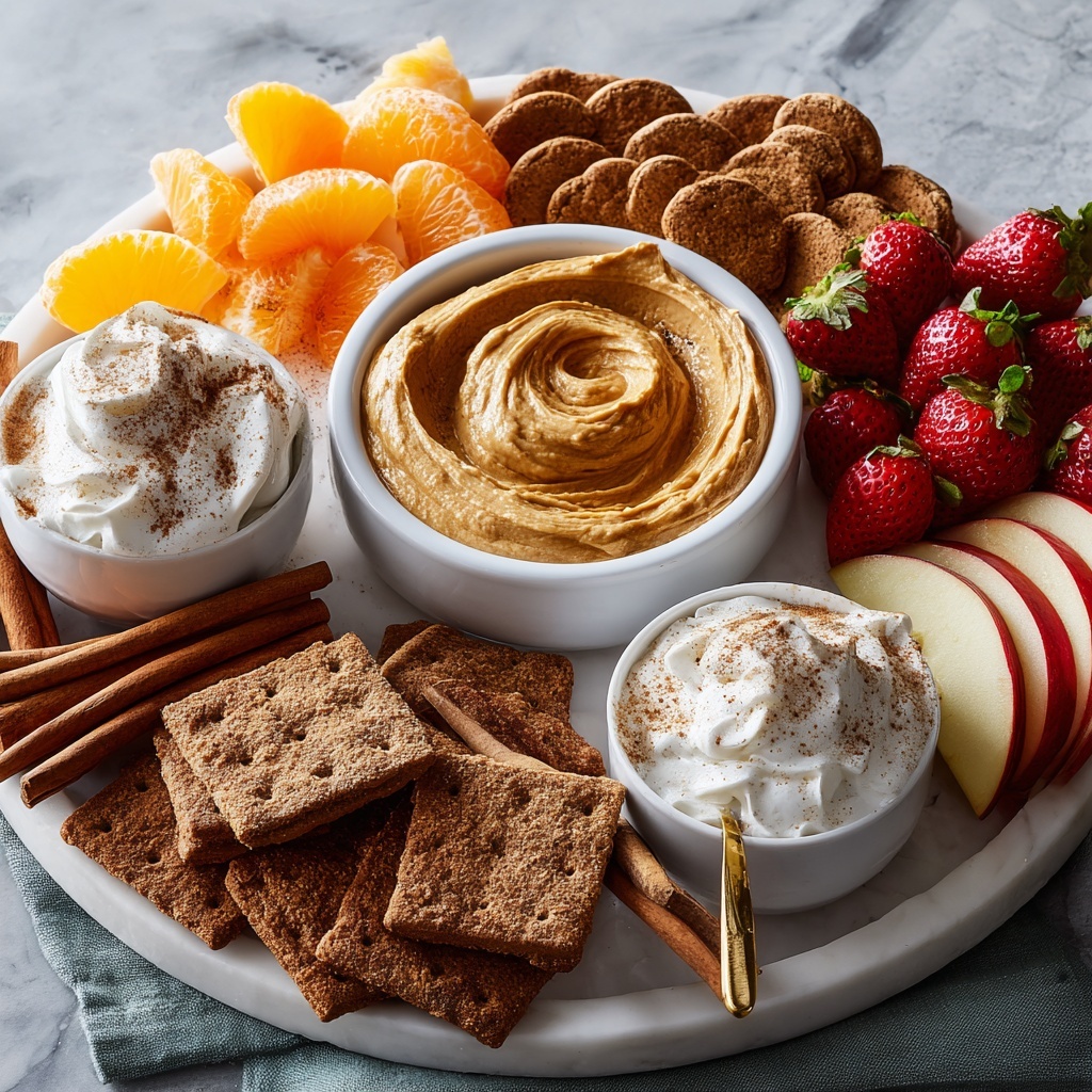 Pumpkin Spice Whipped Cream Board with Cookies and Fresh Fruit Recipe - Recipe Image