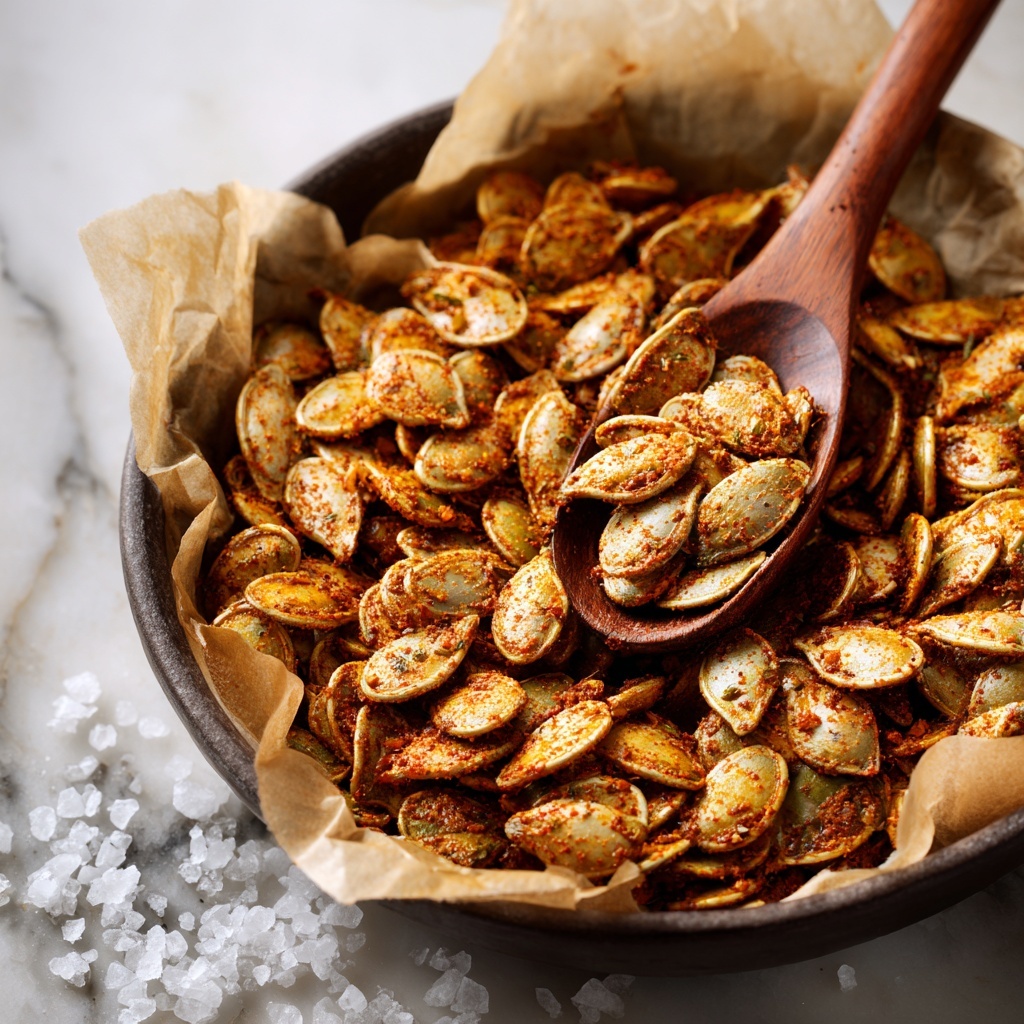Cinnamon Sugar Roasted Pumpkin Seeds Recipe - Recipe Image