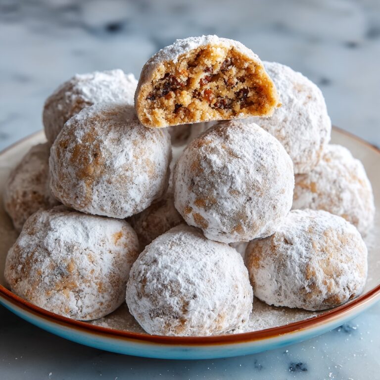 Easy Pumpkin Spice Snowball Cookies Recipe