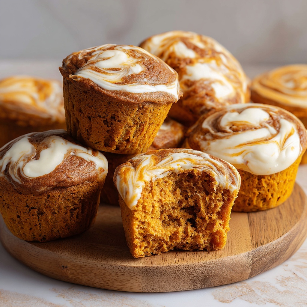 Pumpkin Cream Cheese Muffins Recipe - Recipe Image