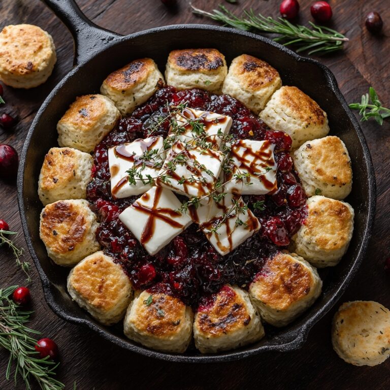 Cranberry Brie Biscuit Dip Recipe