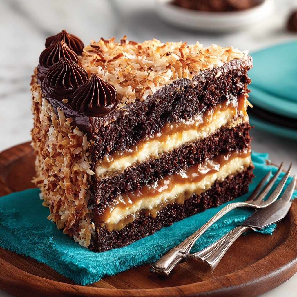 German Chocolate Cake Recipe - Recipe Image