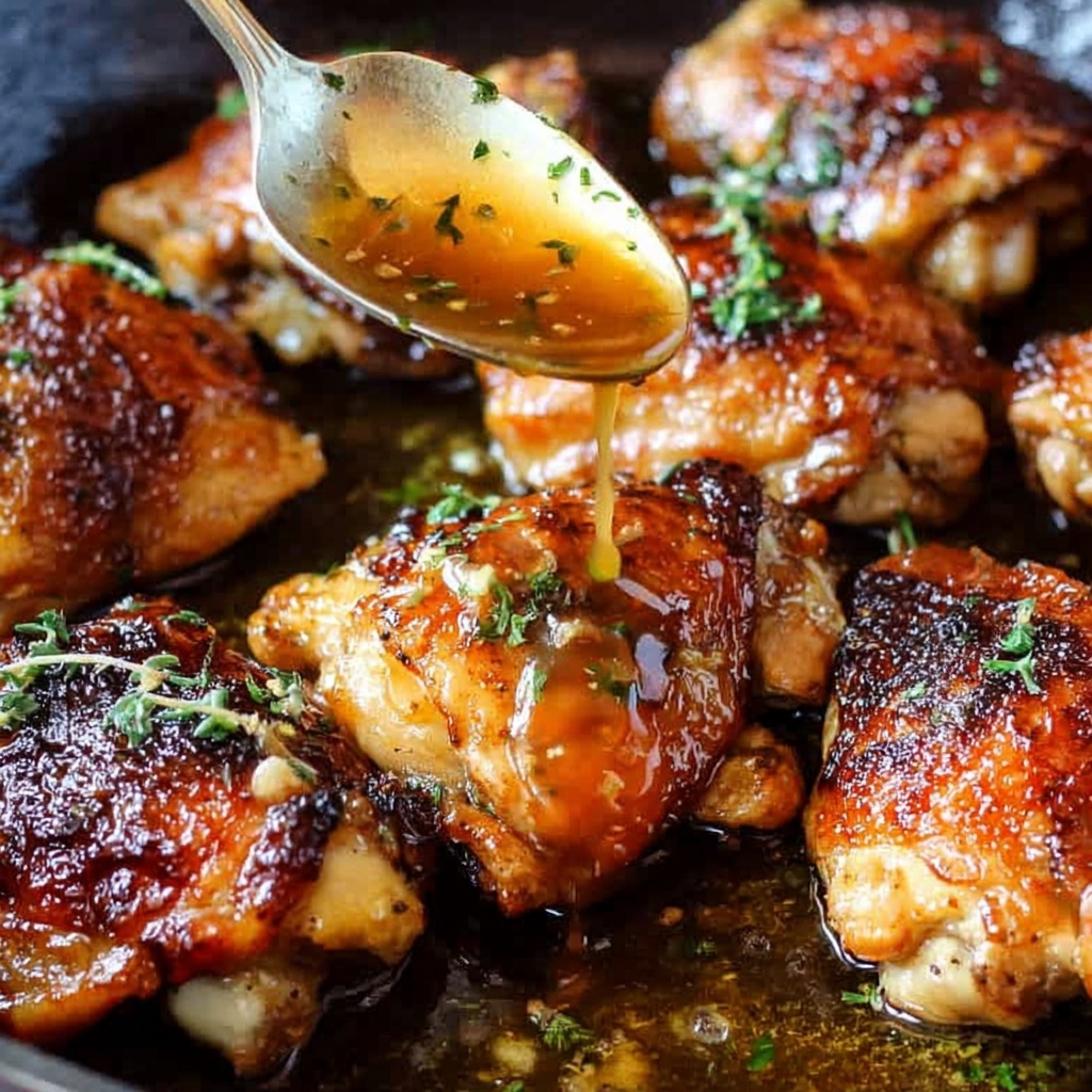 Sticky Orange Chicken Thighs Recipe - Recipe Image