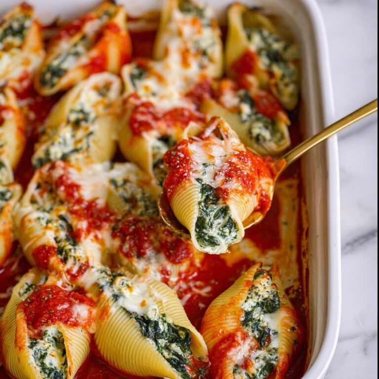 Spinach Stuffed Shells Without Ricotta Recipe