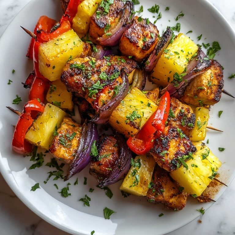 Grilled Pineapple Chicken Kabobs Recipe