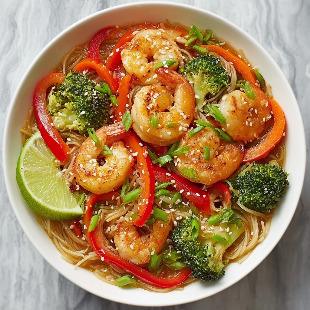 Shrimp Stir Fry with Noodles Recipe - Recipe Image