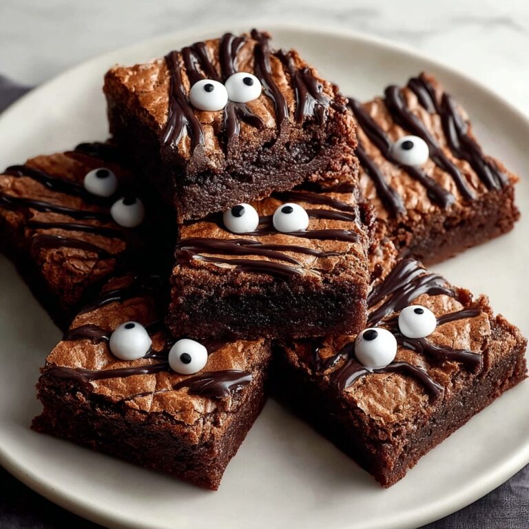 Decadent Baked Mummy Brownies with Rich Chocolate Recipe