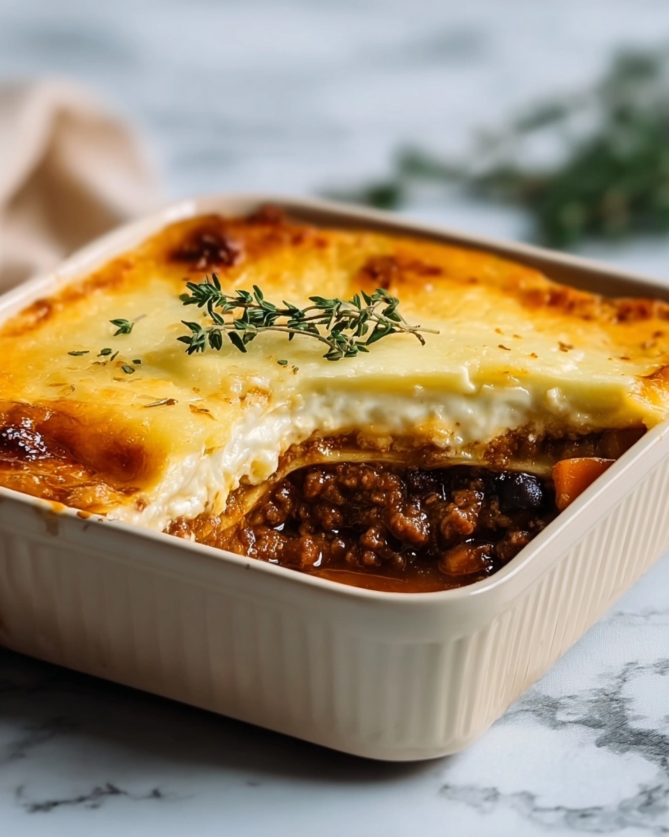 Real Easy Greek Moussaka Recipe - Recipe Image