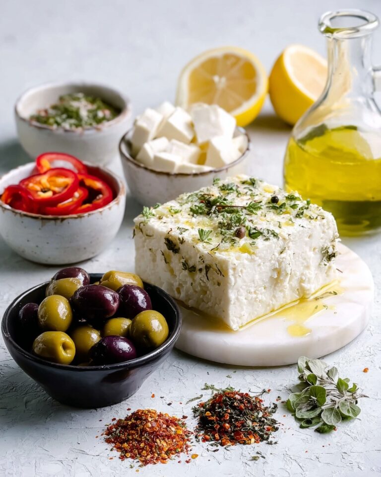 Olive Lovers’ Dream Dip – Creamy Feta & Green Olive Spread Recipe