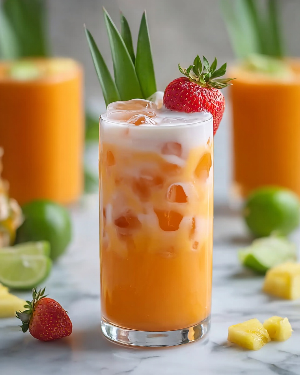 Pineapple Strawberry Agua Fresca Recipe - Recipe Image