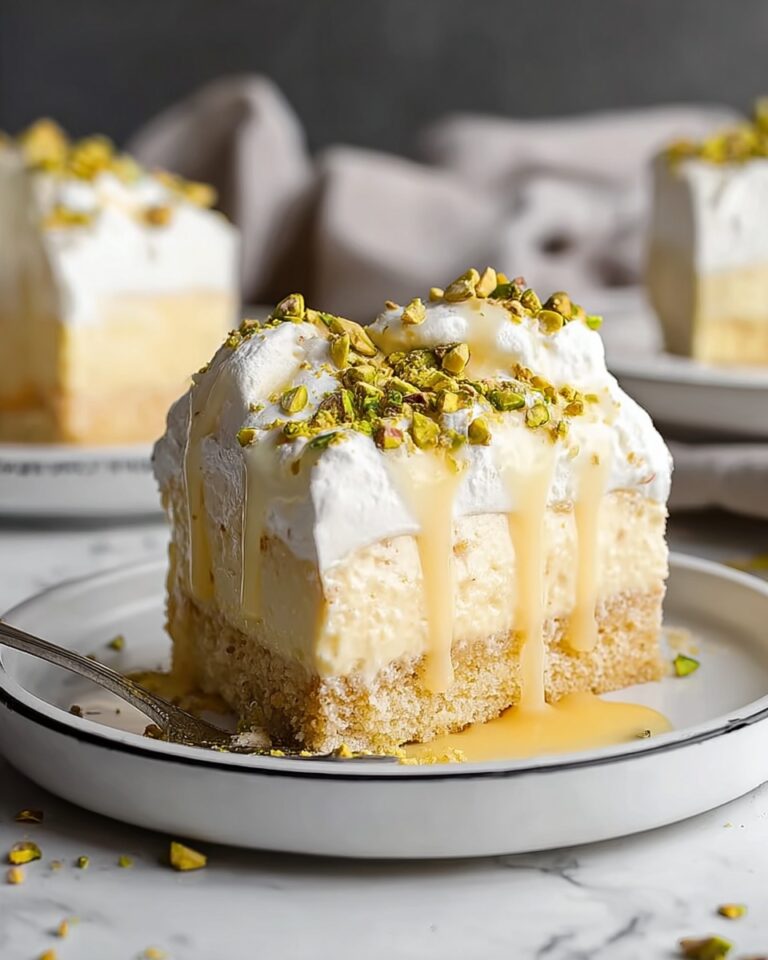 Vegan Pistachio Tres Leches (3 Milk Cake) Recipe