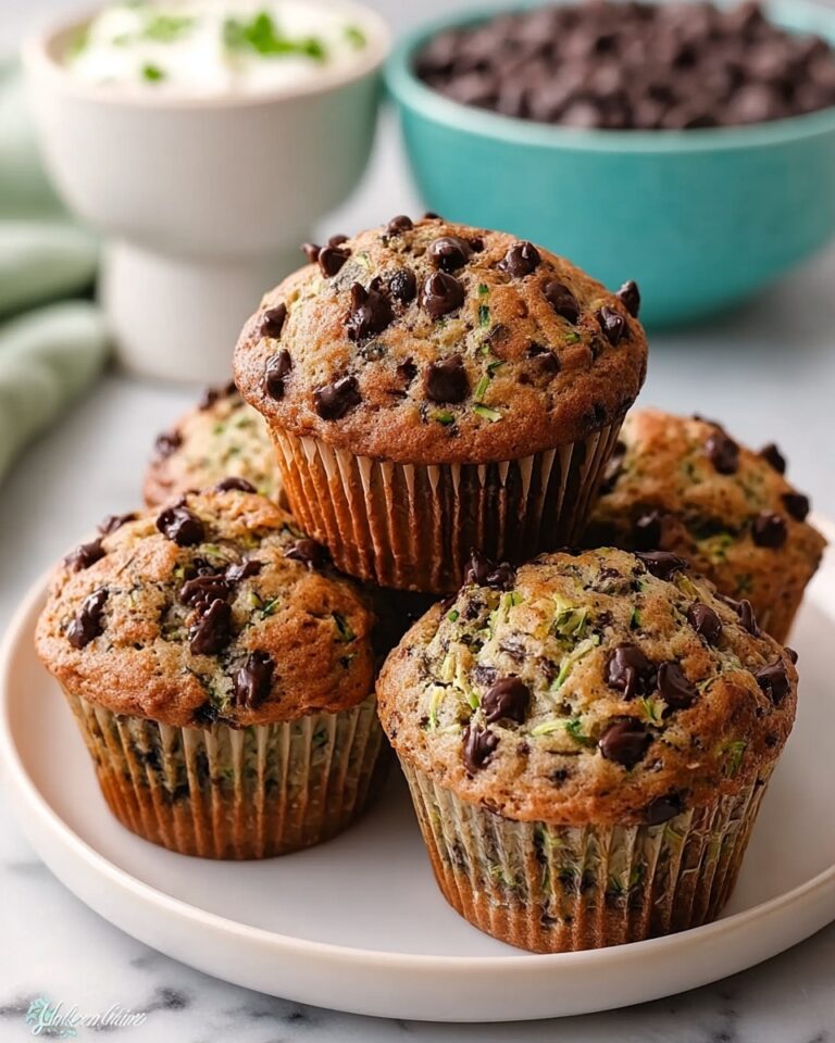 Chocolate Chip Zucchini Muffins Recipe