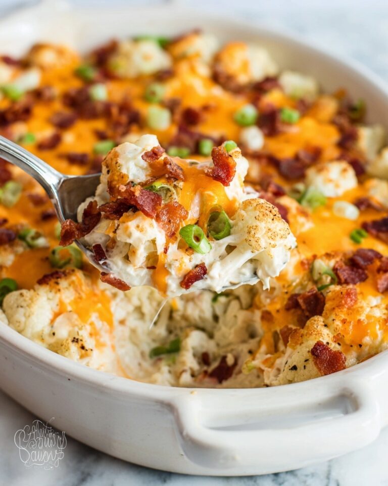 Loaded Cauliflower Casserole Recipe