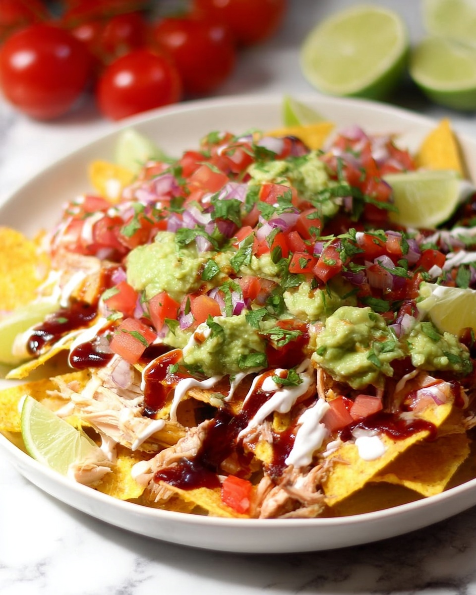 Loaded BBQ Chicken Nachos Recipe - Recipe Image