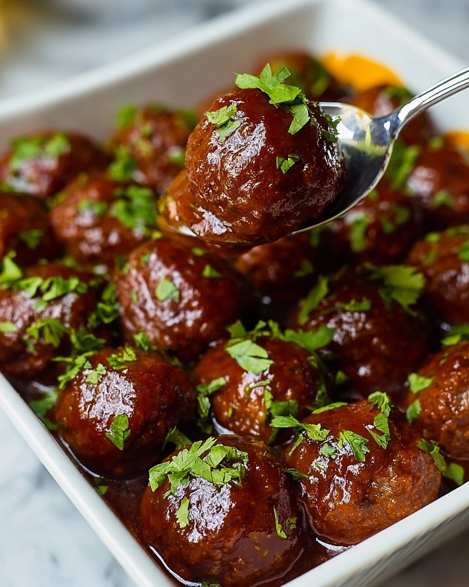 Simple Grape Jelly Meatballs Recipe - Recipe Image