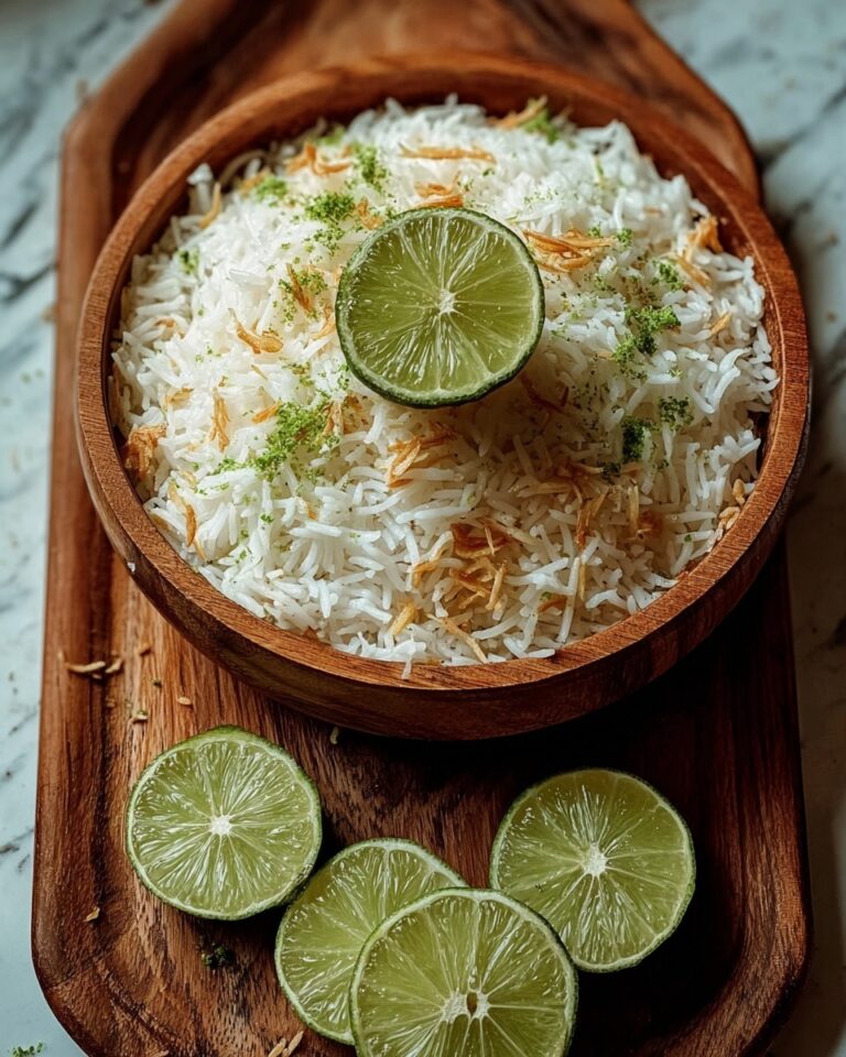 Tropical Zesty Lime & Coconut Rice Recipe