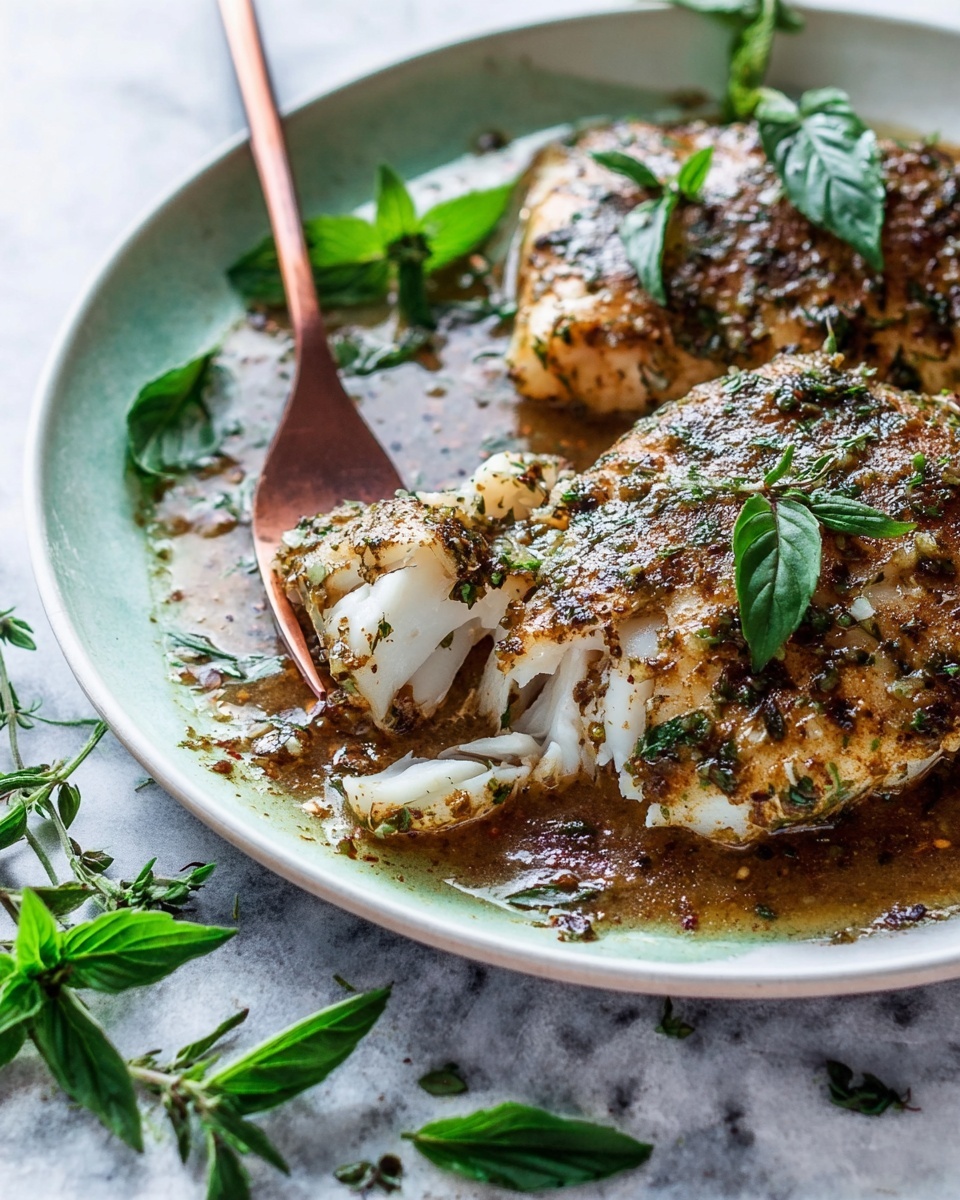 Tilapia with a Lemon Herb Butter Pan Sauce Recipe - Recipe Image
