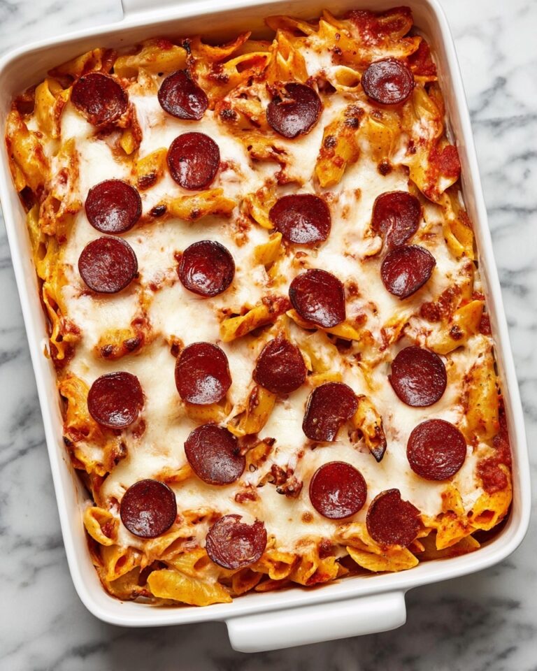 Super Easy Pizza Pasta Bake Recipe